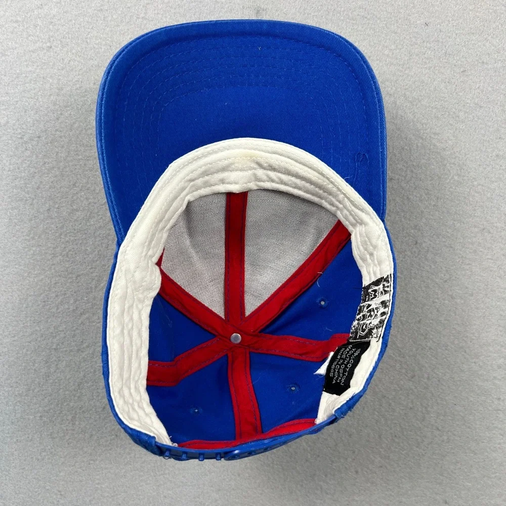 Nintendo Snapback Hat Kids OSFM Blue Red Super Mario Embroidered Video Game Cap